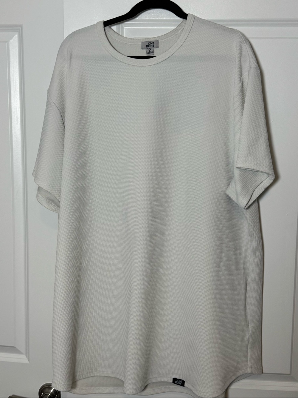 Oversized White Men's Crew Neck Shirt